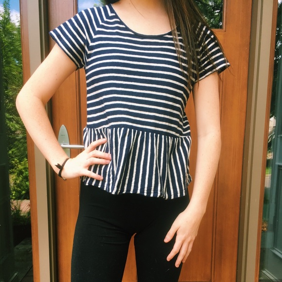 Madewell Tops - Madewell Short Sleeve Striped Shirt